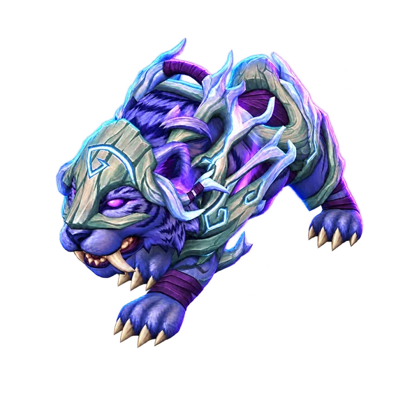 Shadow Dusk Dreamsaber, the mount reward for Glory of the Dream Raider.