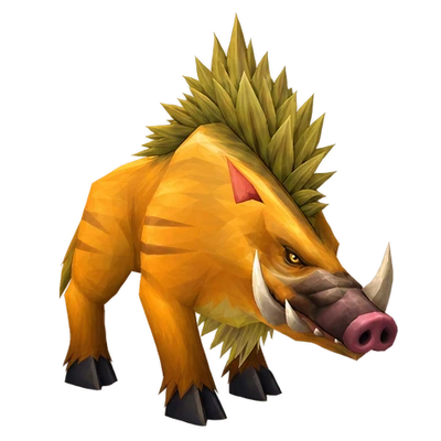 Boar in WoW Forever, the look of Young Thistle Boar, Battleboar, Princess and 1 more