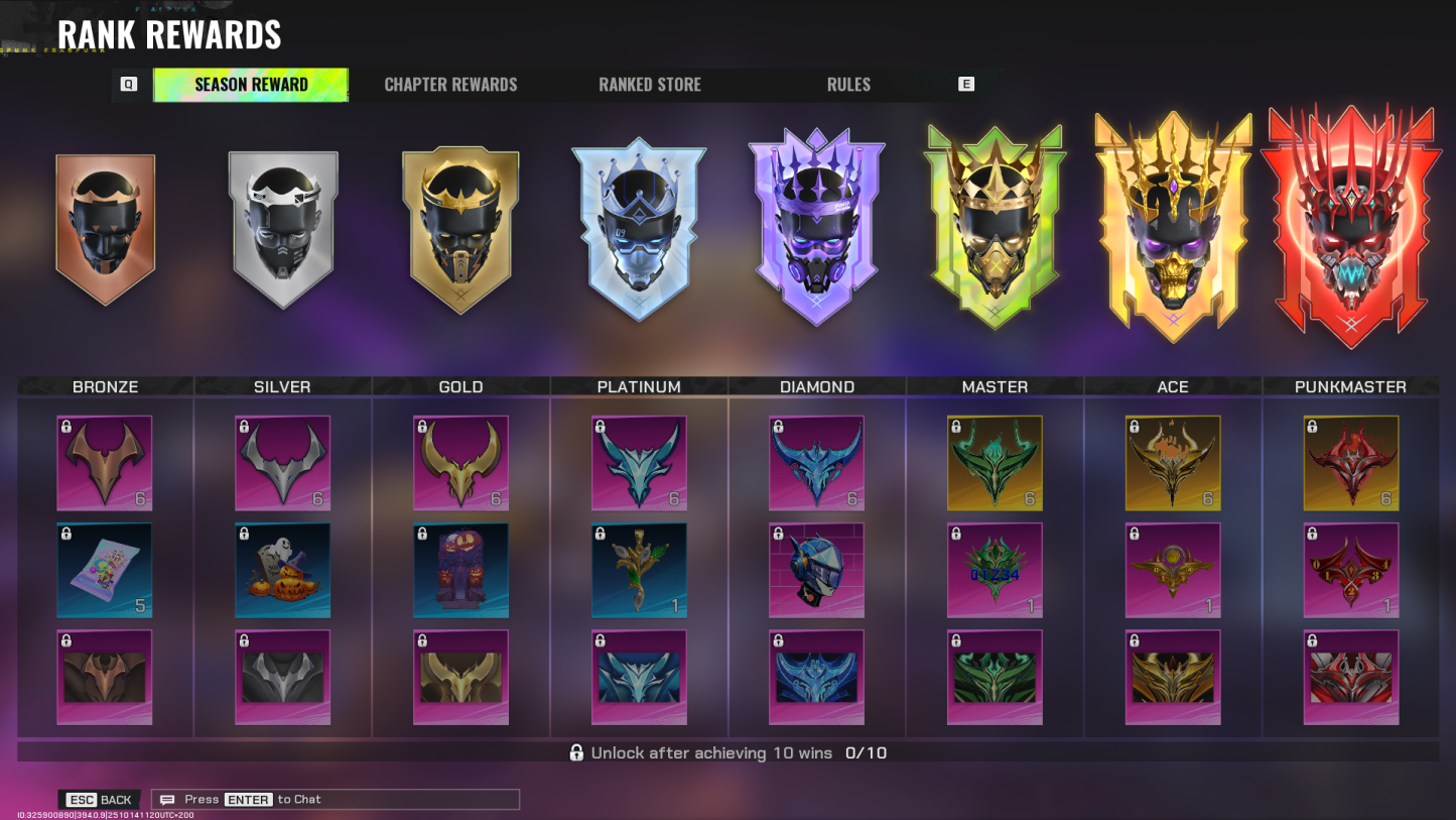 FragPunk Ranked Rewards