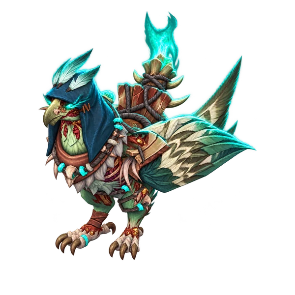 Hexed Vilefeather Eagle, the cursed eagle mount from Zul'Aman.