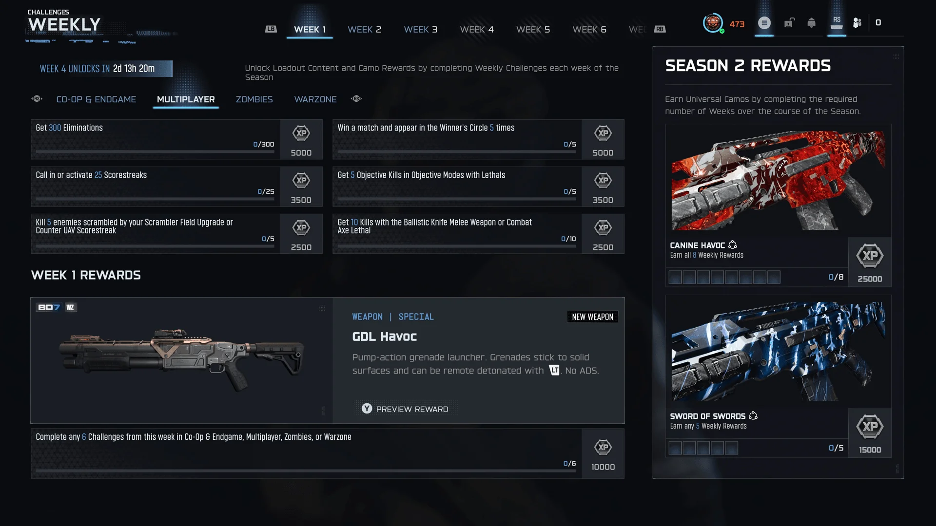 Call of Duty Black Ops 7 Weekly Challenges