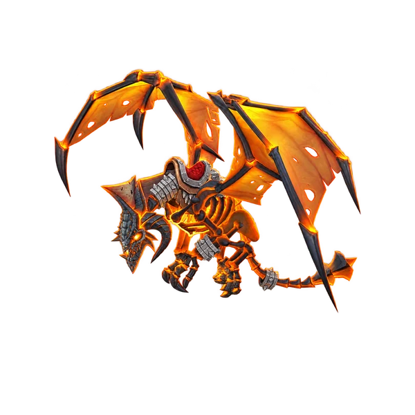 Smoldering Ember Wyrm, a World of Warcraft mount.