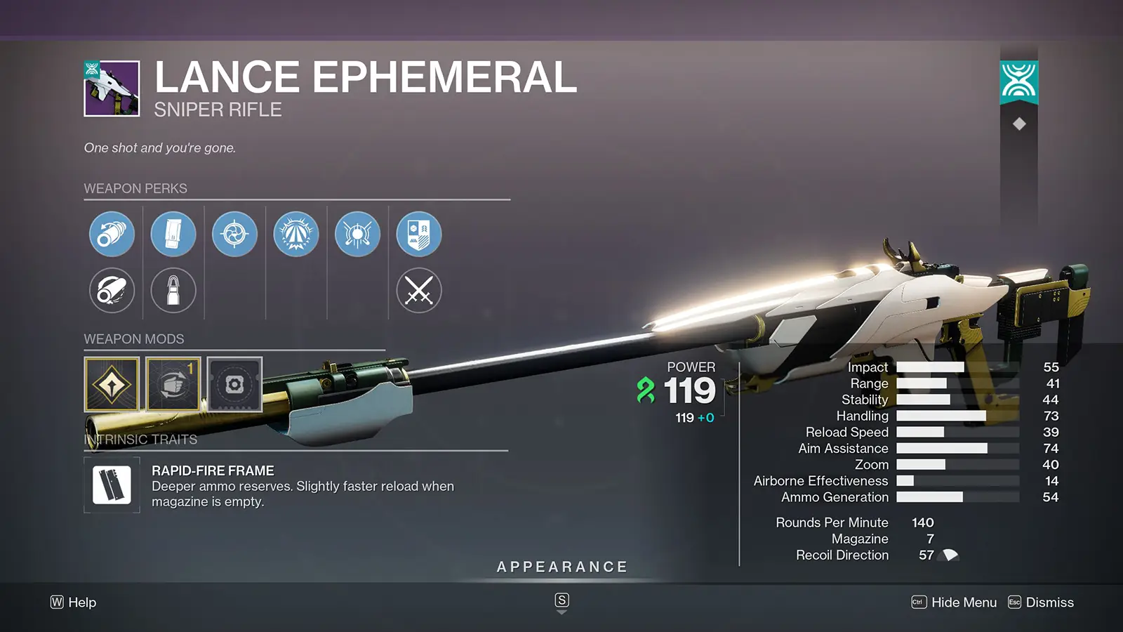 Lance Ephemeral