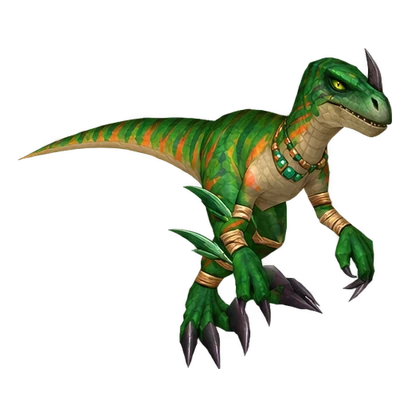 Raptor in WoW Forever, the look of Mottled Scytheclaw, Young Jungle Stalker