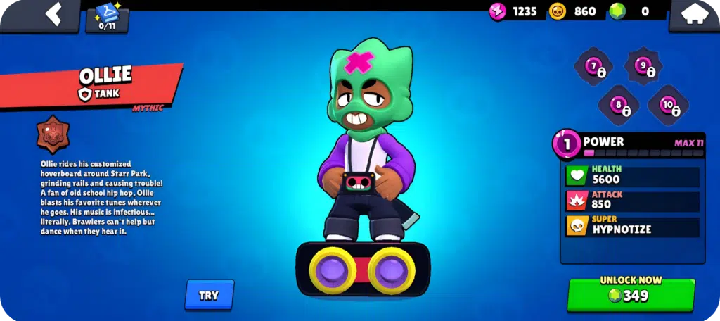 Brawl Stars Ollie image of Brawl Stars Ollie