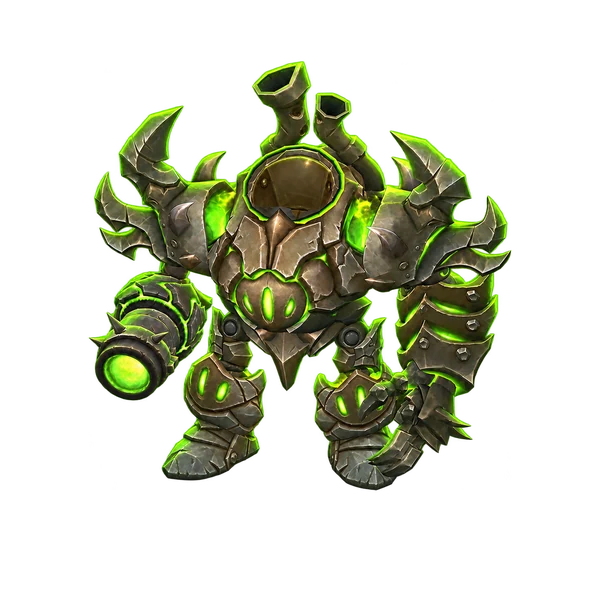Felsteel Annihilator, the fel war machine mount from Mythic Archimonde in Hellfire Citadel.