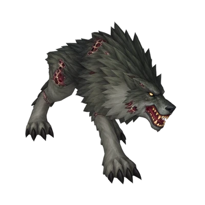 Wolf in WoW Forever, the look of Felpaw Wolf, Felpaw Scavenger, Felpaw Ravager and 1 more