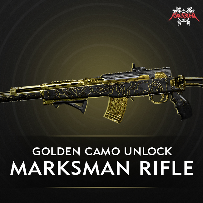 CoD MW Marksman Rifle Gold Camo Unlock Boost 