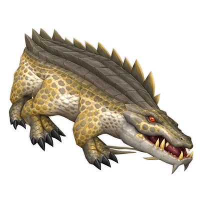 Kackle, a Crocolisk hunter pet in WoW Forever