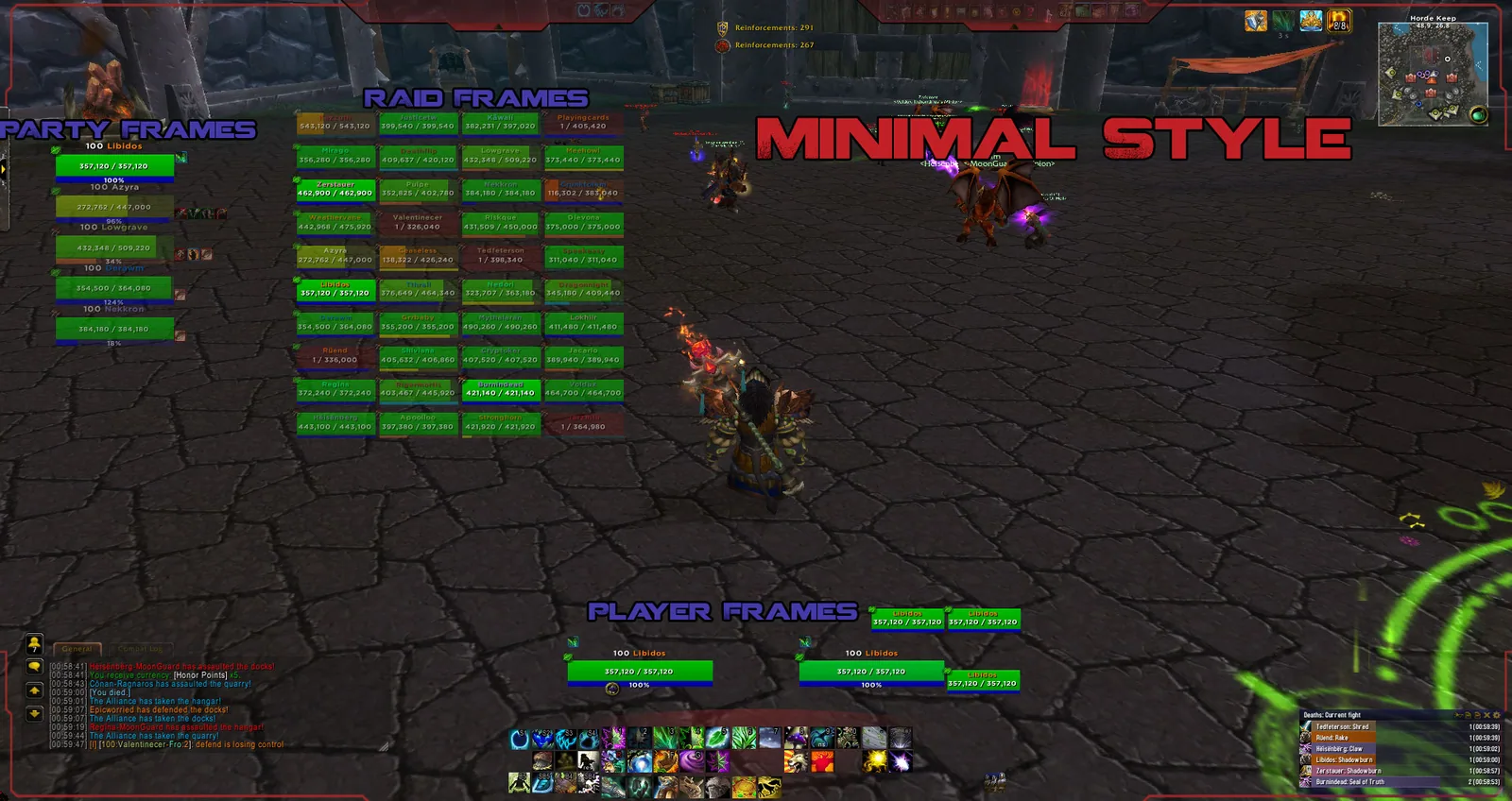 Overview of the Minimal style of SpartanUI