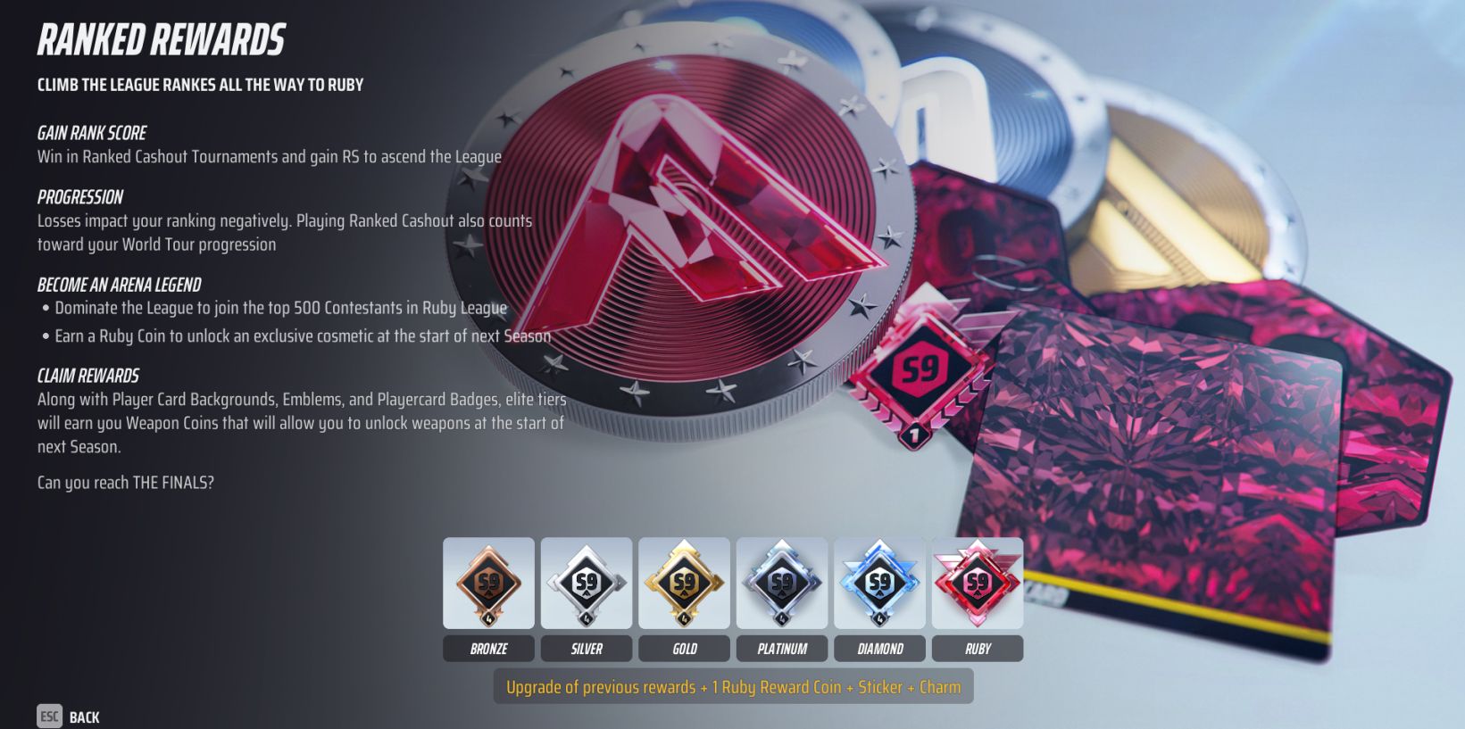 The Finals Seasonal Rewards