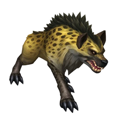 Hyena in WoW Forever, the look of Hecklefang Hyena, Hecklefang Snarler, Hecklefang Stalker and 1 more