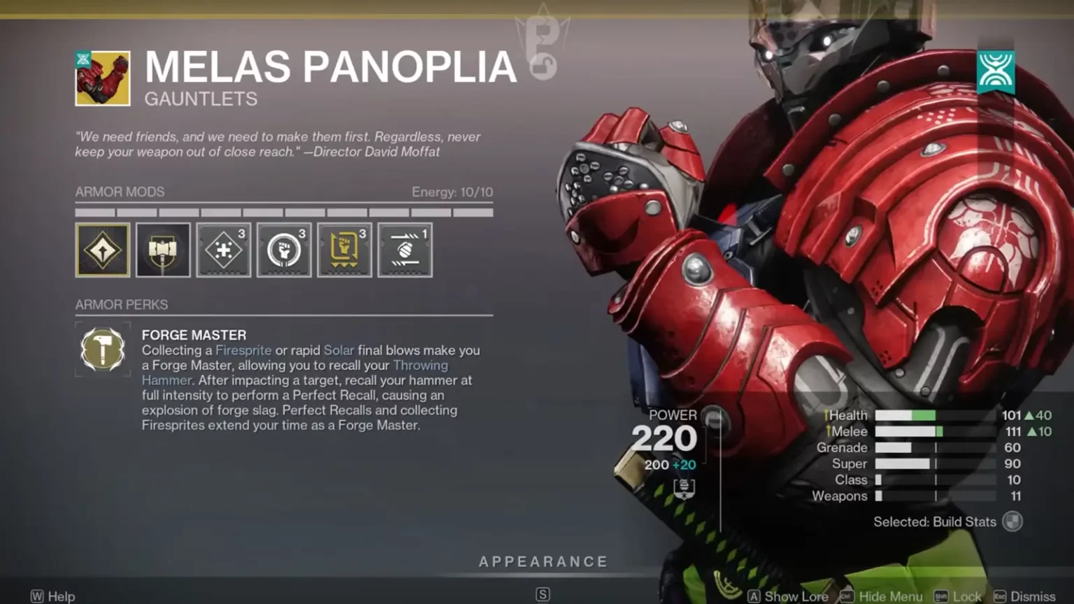 Melas Panoplia