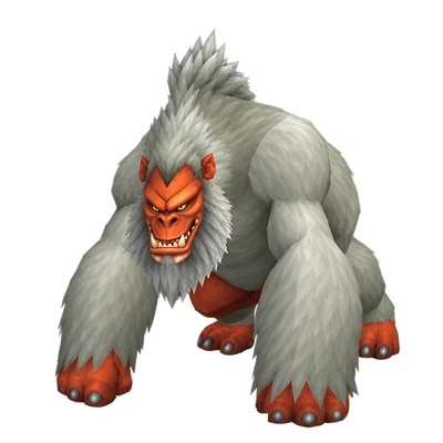 Gorilla in WoW Forever, the look of Mistvale Gorilla, Elder Mistvale Gorilla