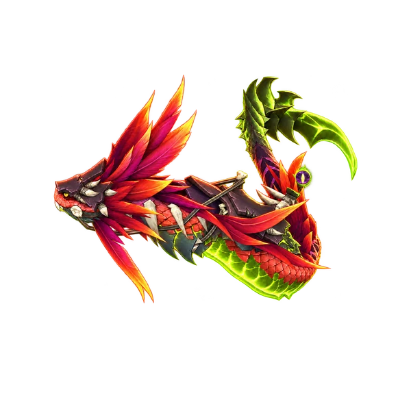 Crimson Venomfang, the mount from Glory of the Venomous Abyss Raider.