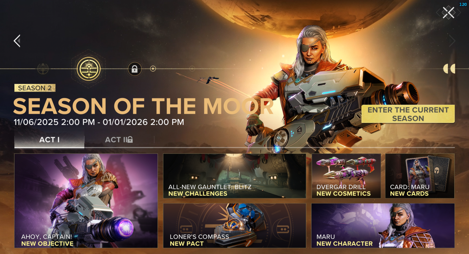 Season of the Moor Info