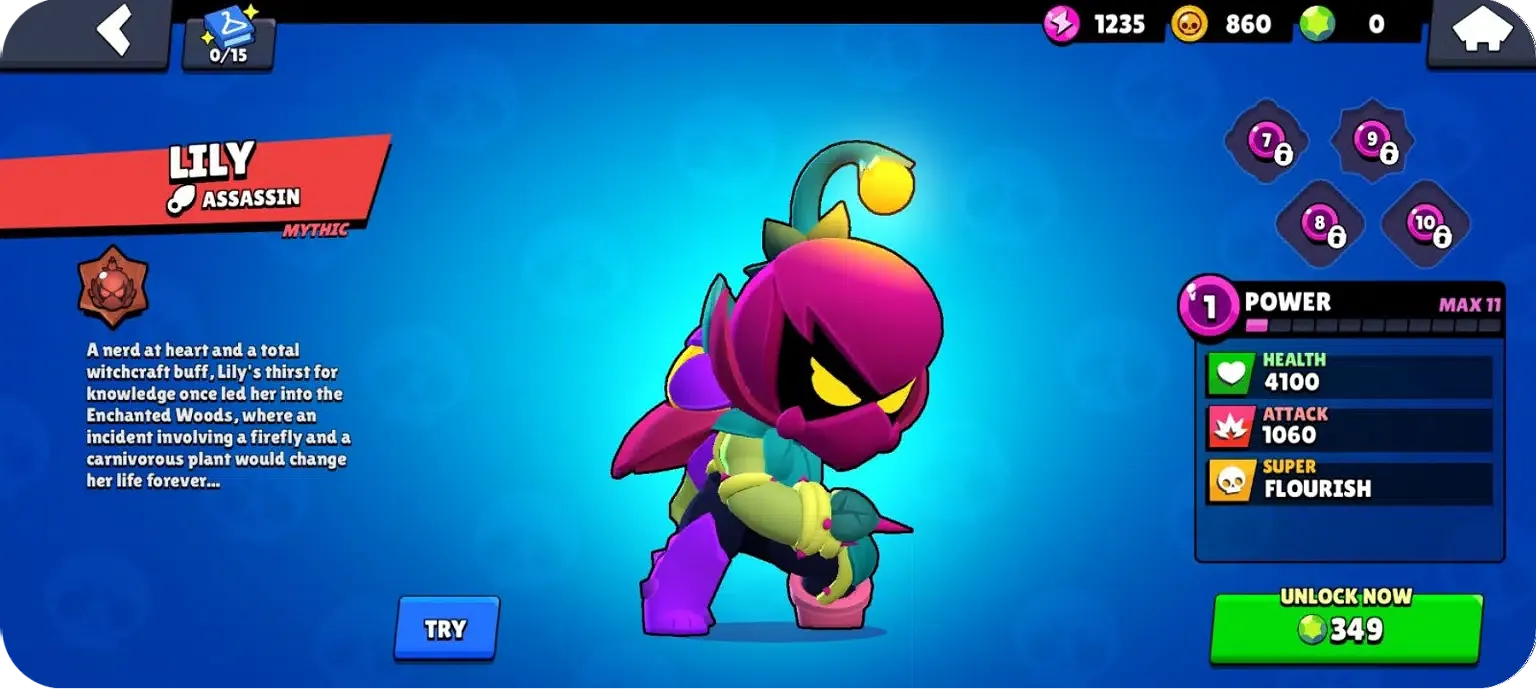 Lily Brawl Stars image of Lily Brawl Stars