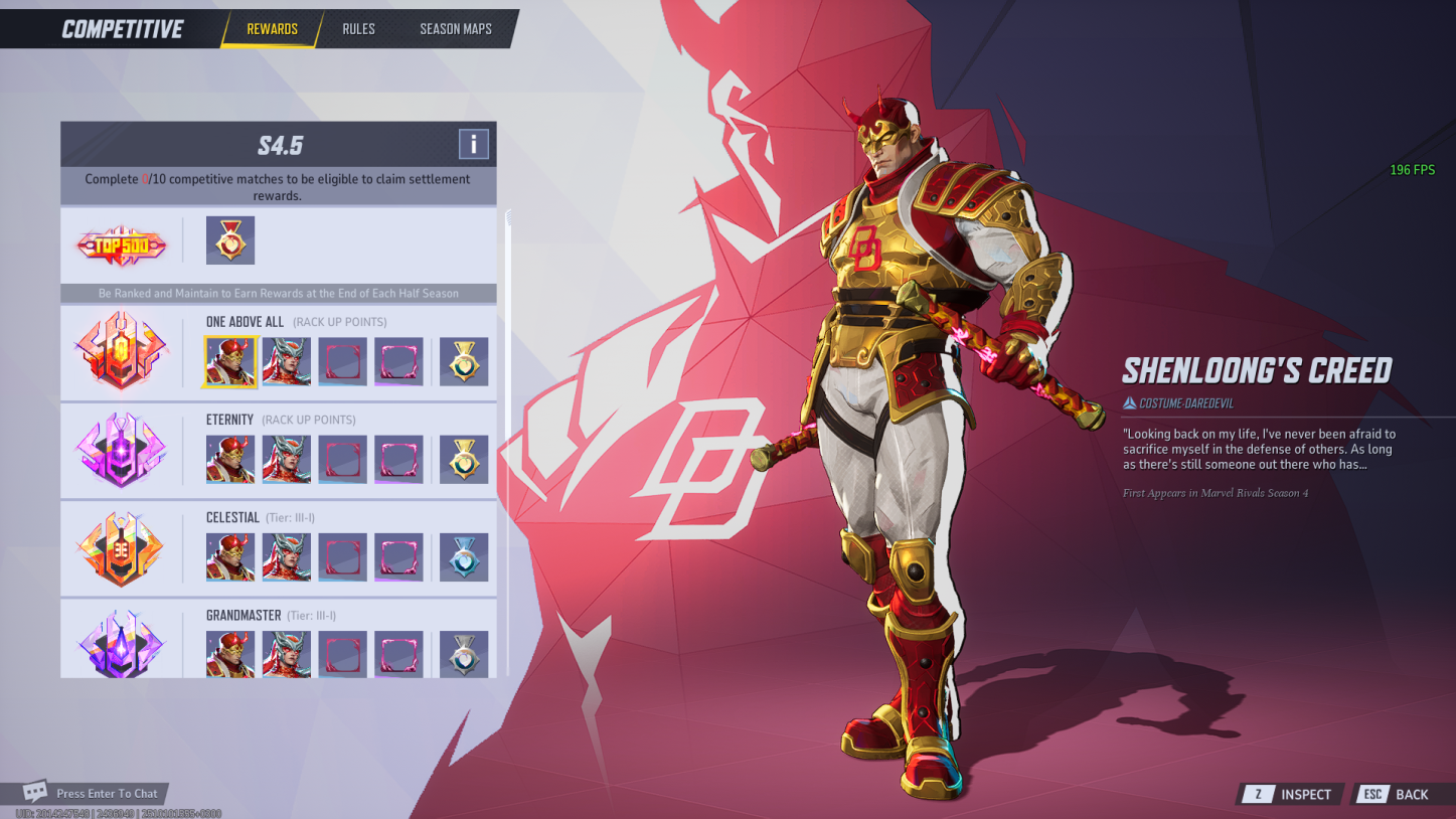 Marvel Rivals Ranked Rewards