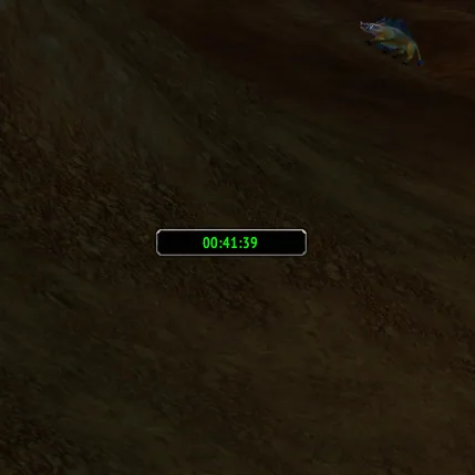The small Gathering timer window on its own, showing 00:41:39 without the tooltip.