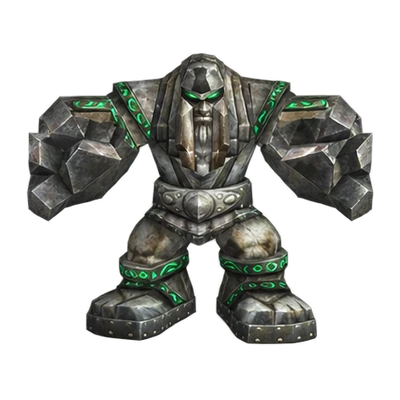 Lesser Stone Golem, a trash mob in Hall of Thanes, WoW Forever