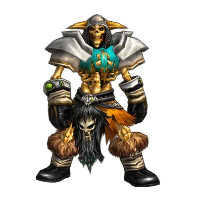 Splinterbone Captain, a trash mob in Razorfen Downs, WoW Forever