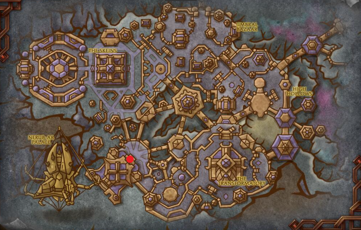 Nerubar Palace Heroic Raid Map