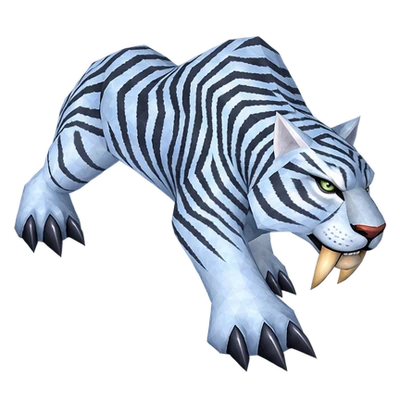 Cat in WoW Forever, the look of Raluk, King Bangalash, Frostsaber