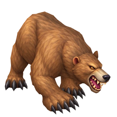 Bear hunter pet in WoW Forever
