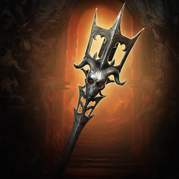 Diablo 4 Skull Torch