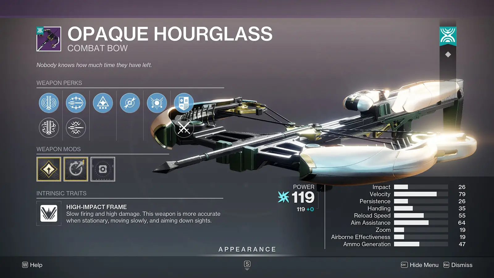 Opaque Hourglass