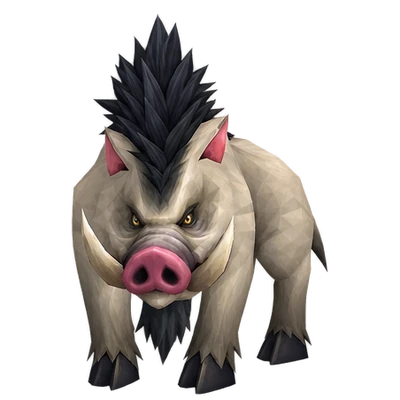 Rockhide Boar, a Boar hunter pet in WoW Forever