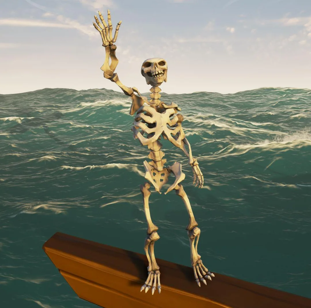 Skeleton curse in Sea of Thieves
