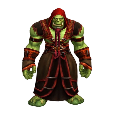 Searing Blade Warlock, a trash mob in Ragefire Chasm, WoW Forever