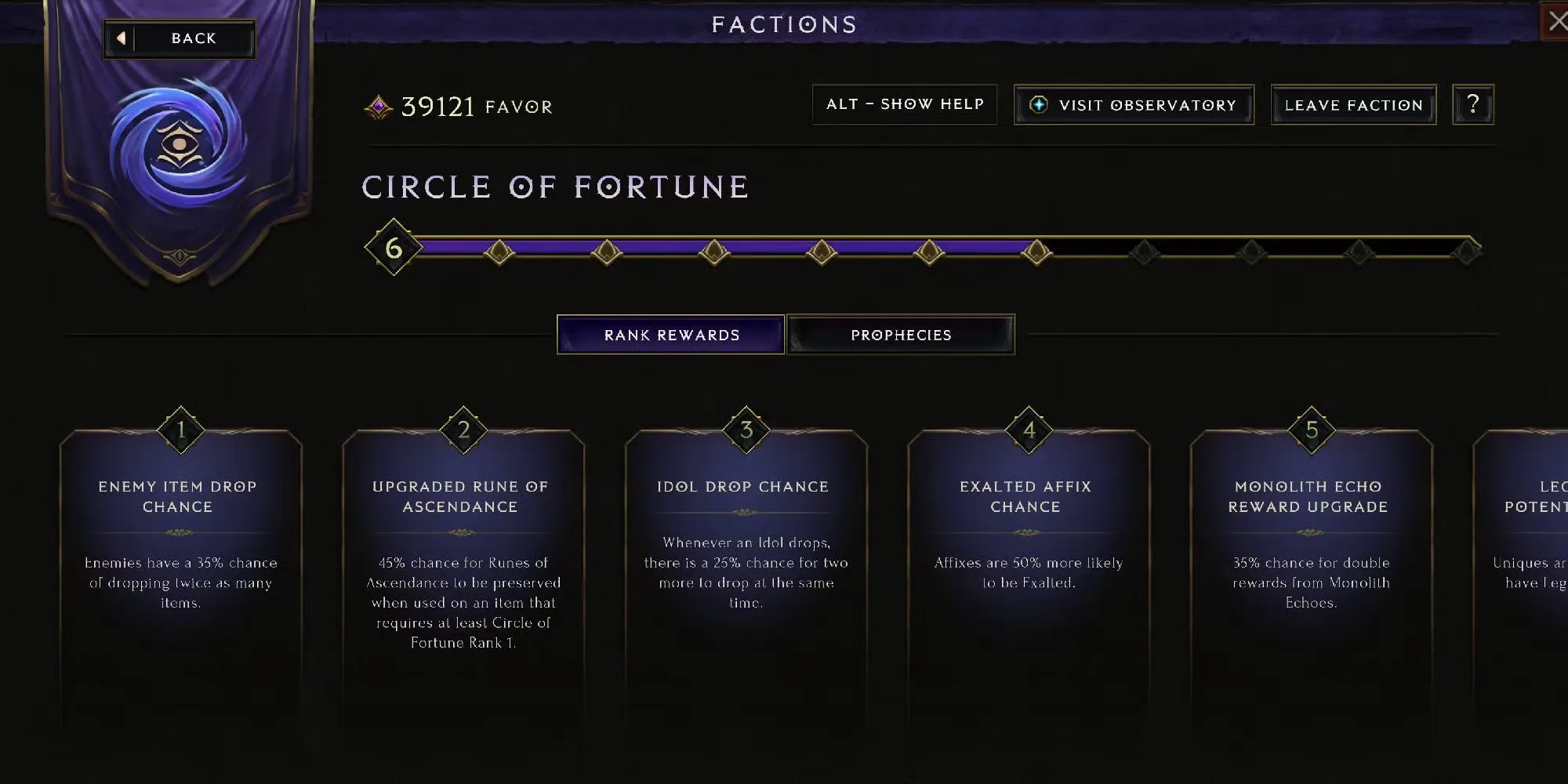 Last Epoch Circle of Fortune image of Last Epoch Circle of Fortune