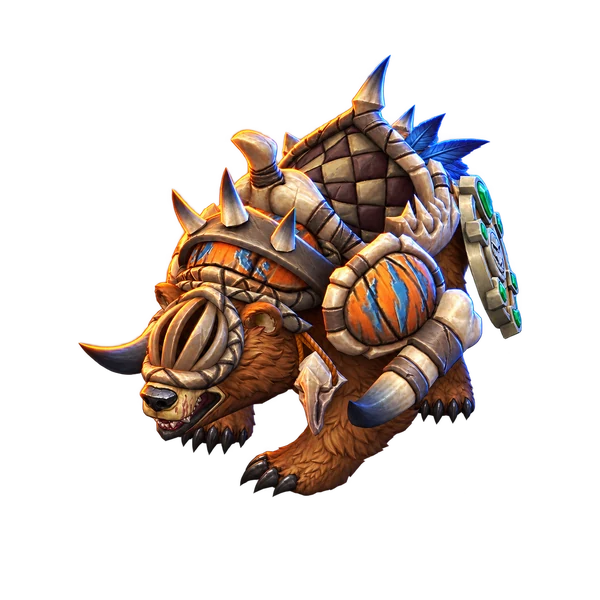 Ancestral War Bear, the armoured Amani war bear mount from Zul'Aman.