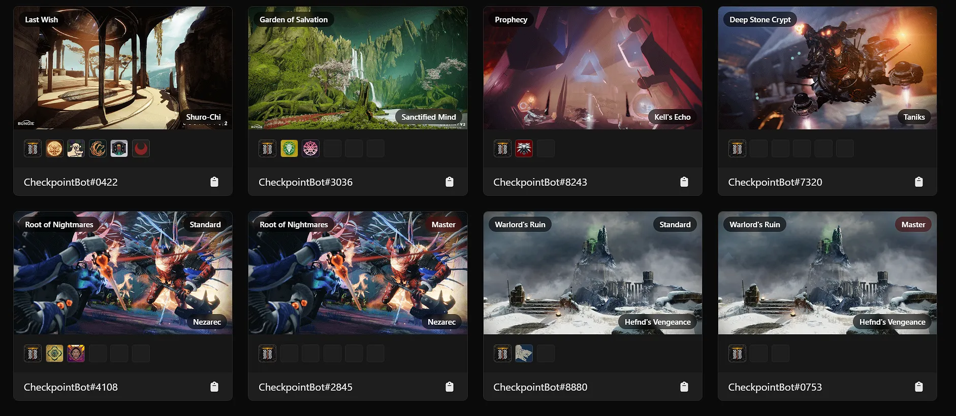 Checkpoint Bot Destiny 2 image of Checkpoint Bot Destiny 2