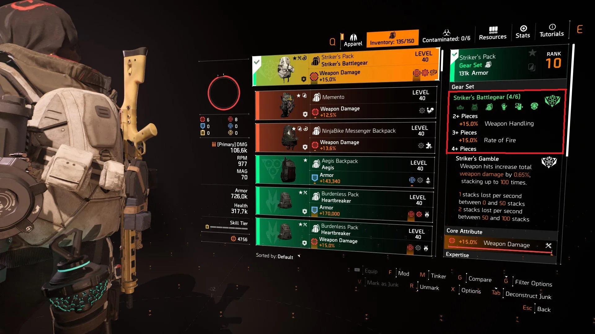 Division 2 Gear Sets image of Division 2 Gear Sets