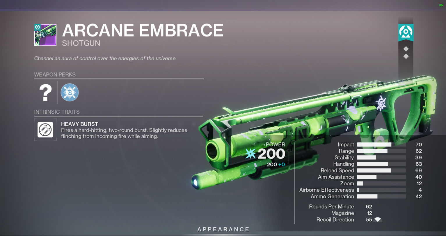 Destiny 2 Arcane Embrace