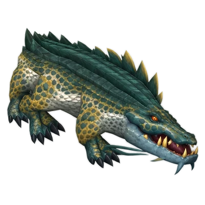 Ripscale, a Crocolisk hunter pet in WoW Forever
