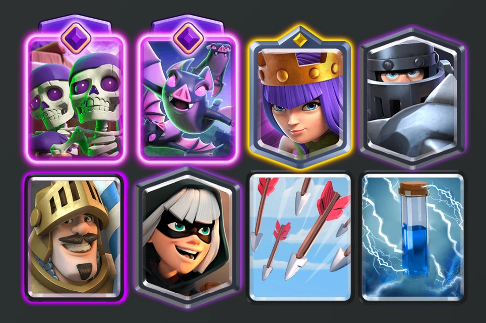 image of Archer Queen Mega Knight Wall Breakers Deck