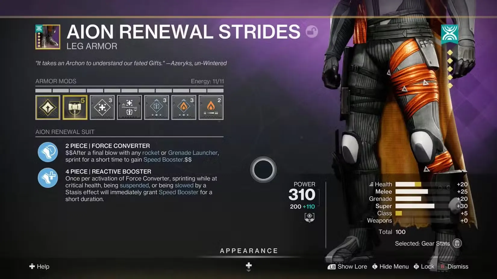 Destiny 2 Major Armor Stats image of Destiny 2 Major Armor Stats