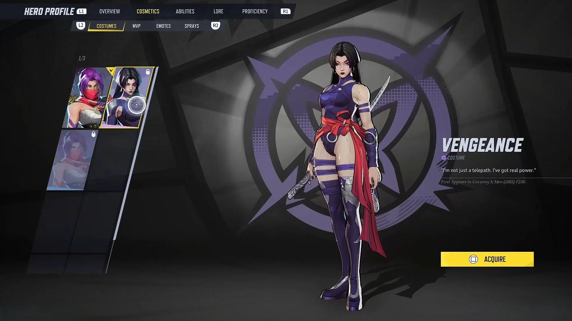 image of Marvel Rivals Psylocke: Vengeance