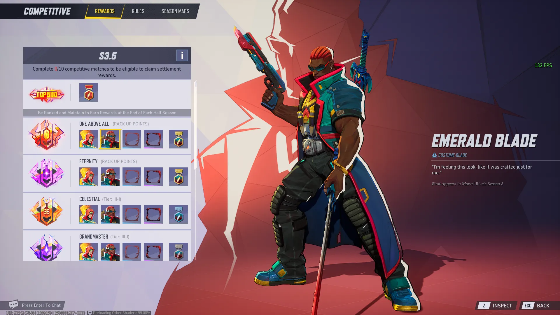 Rank Rewards