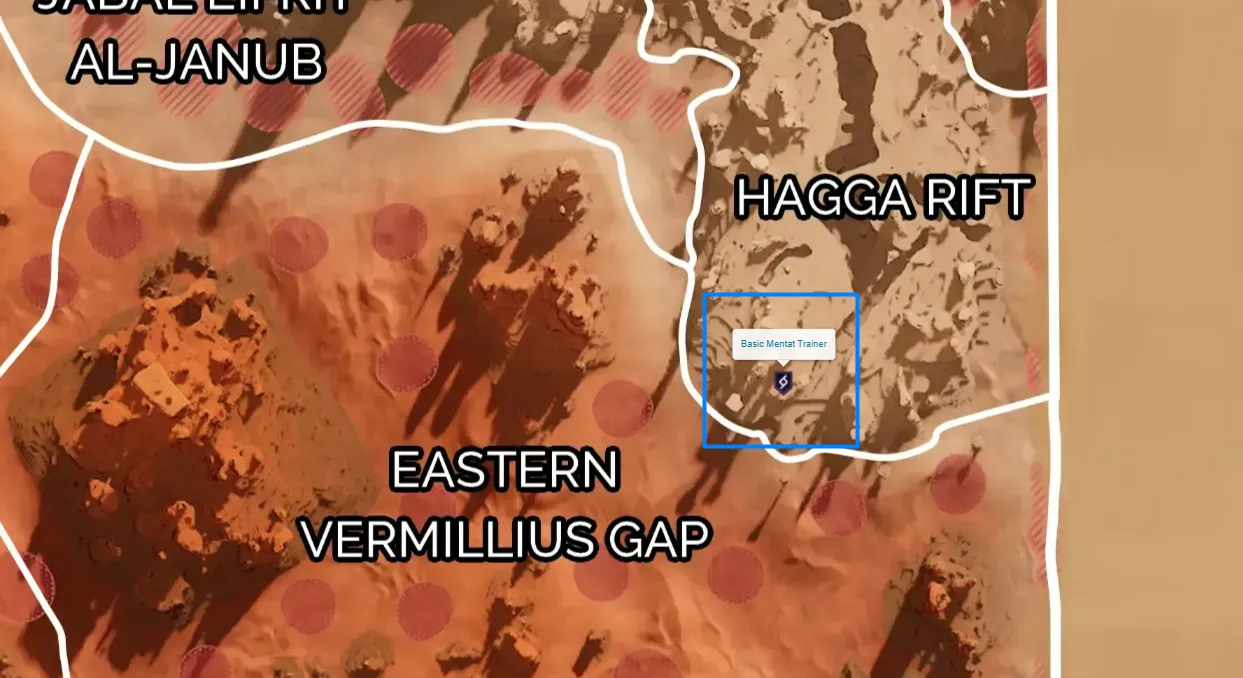 image of Mentat Trainer Location