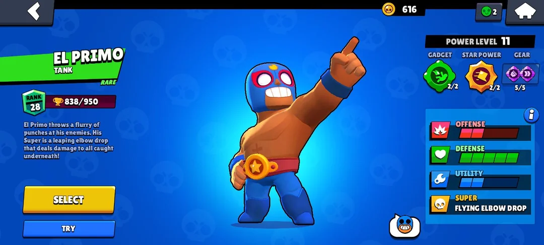 El Primo Brawl Stars image of El Primo Brawl Stars