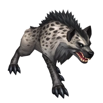 Giggler, a Hyena hunter pet in WoW Forever