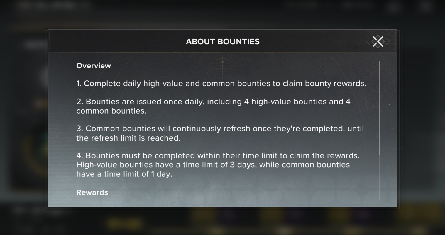 About Bounties