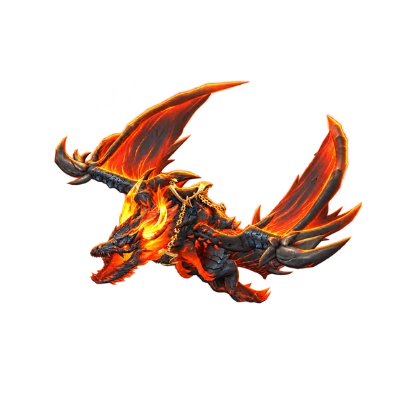Renewed Proto-Drake in the Embodiment of the Blazing look, Fyrakk's likeness.