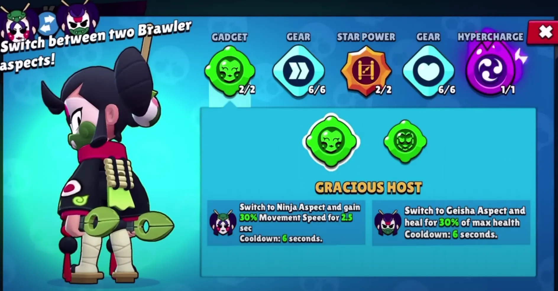 Kaze in Brawl Stars image of Kaze in Brawl Stars