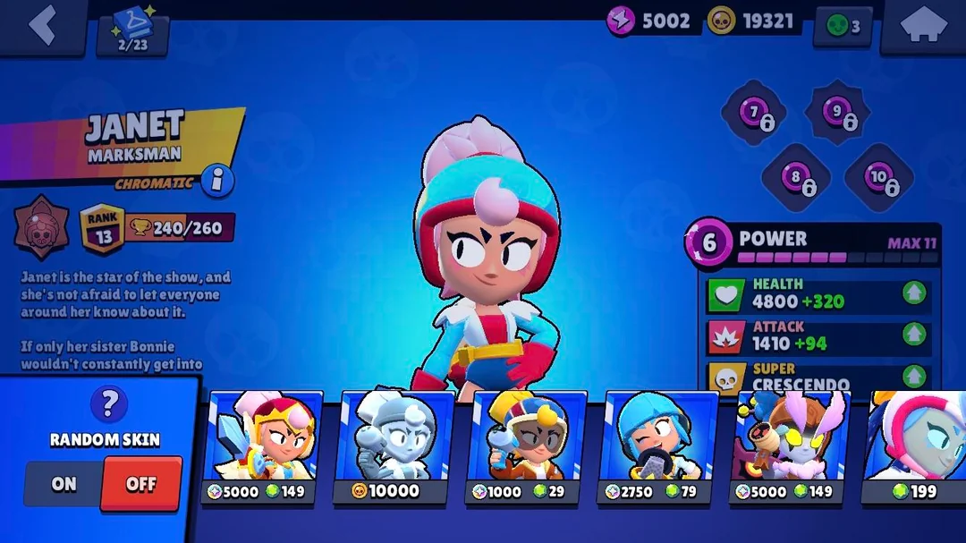 Brawl Stars Janet image of Brawl Stars Janet